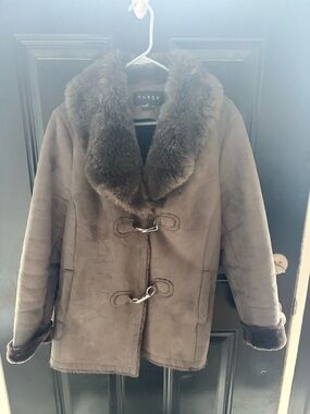 Nuage Women's Faux-Shearling Toggle Coat